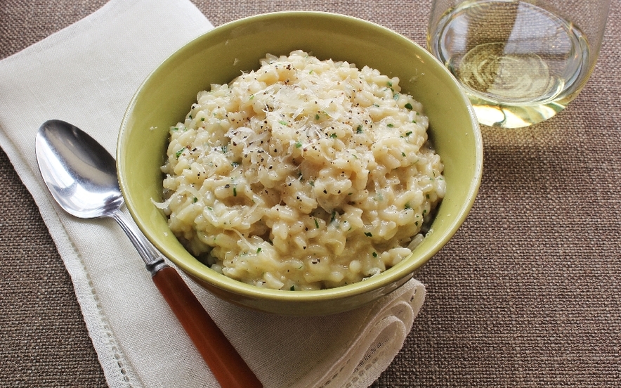 Risotto ai carciofi e gamberetti