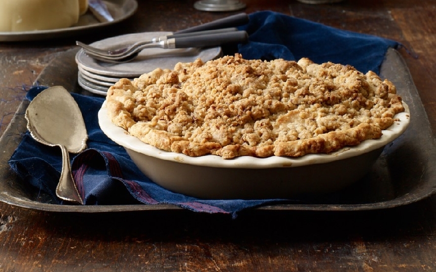 Crostata di mele con crumble