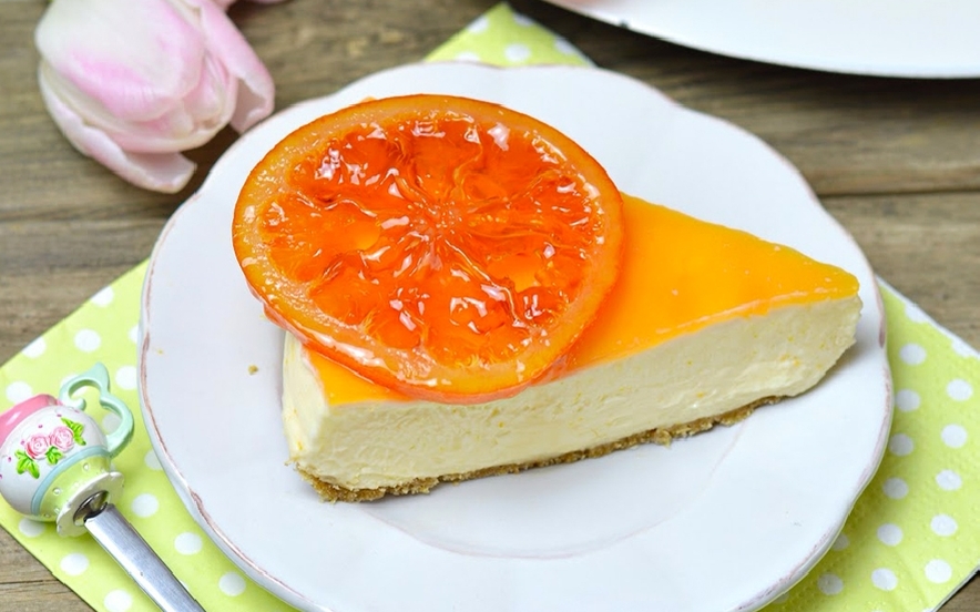 Cheesecake all'arancia