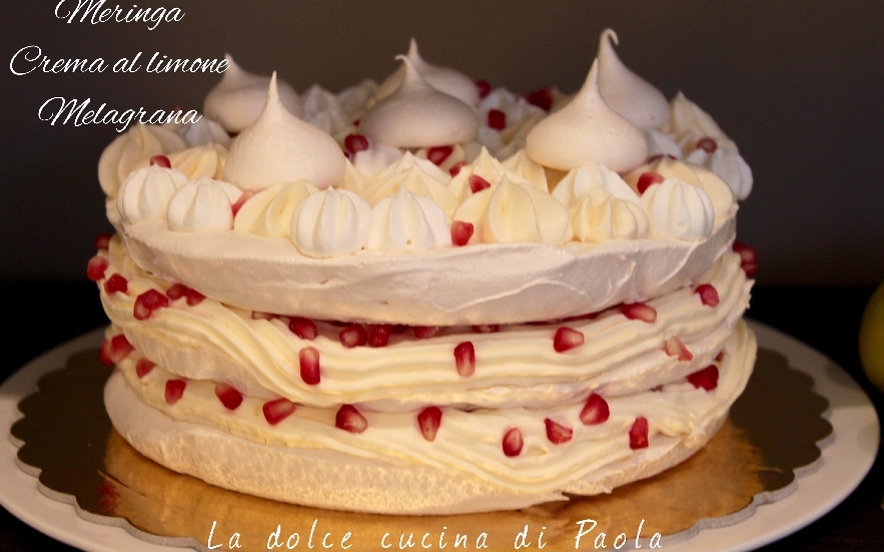 Torta meringata con crema al limone