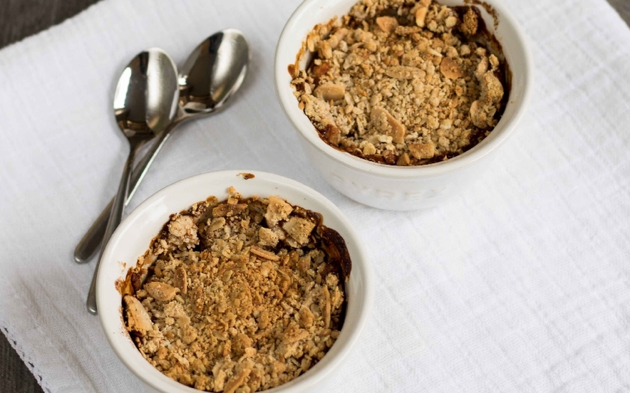 Crumble di mele vegano