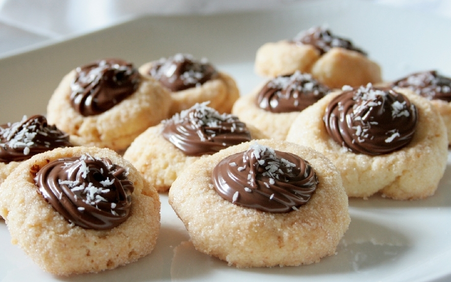 Biscotti cocco e nutella