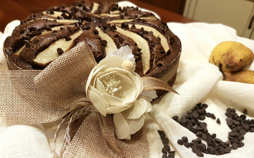 Torta pere e cacao