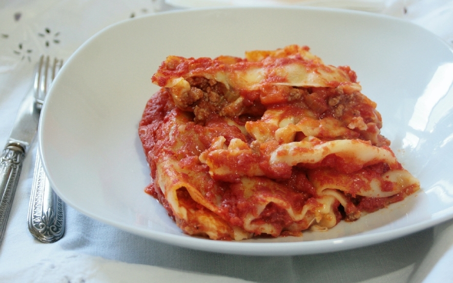 Cannelloni al ragù e zucca