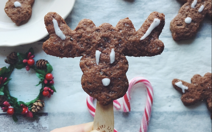 Biscotti di farro vegani al cacao