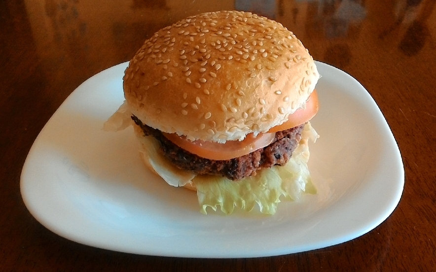 Hamburger di fagioli rossi