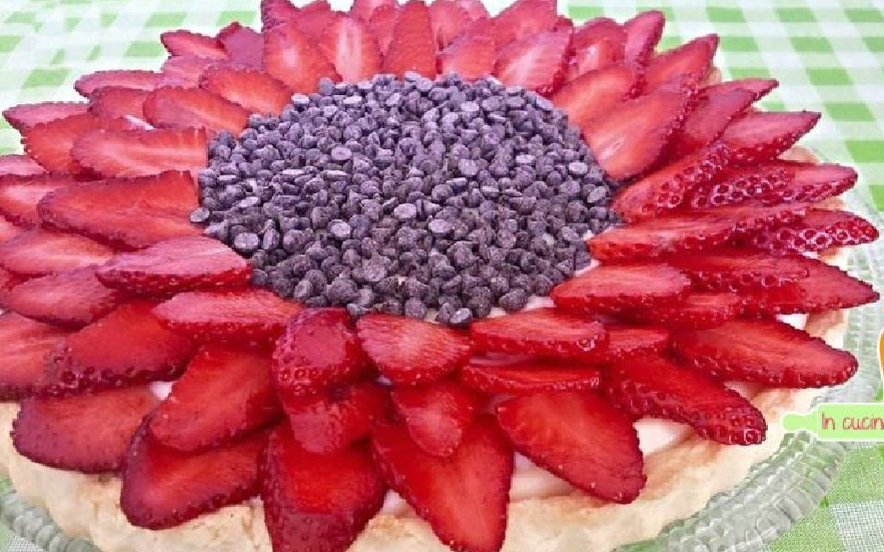 Crostata rosso girasole