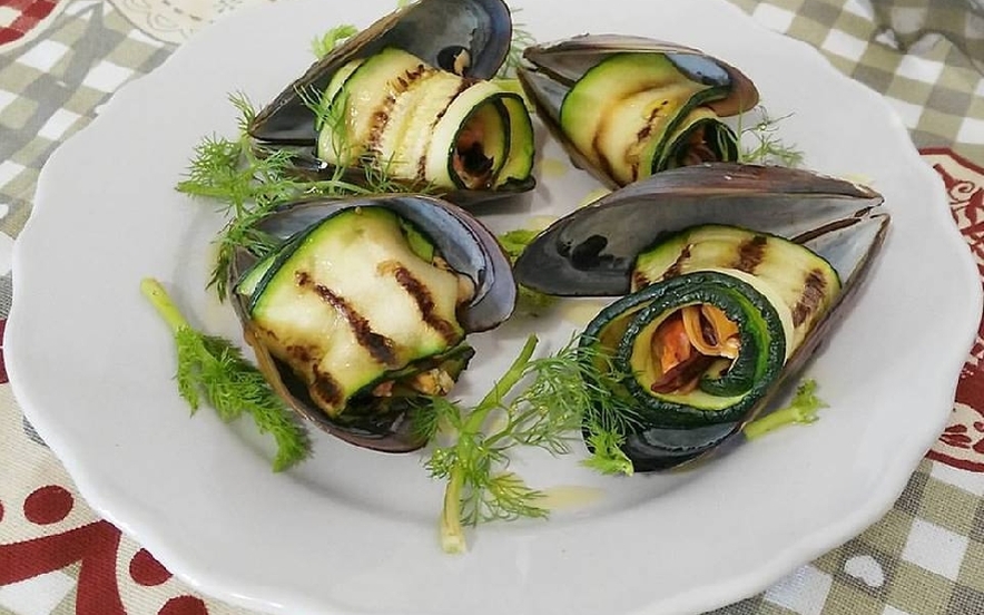 Bocconcini di cozze nello scrigno