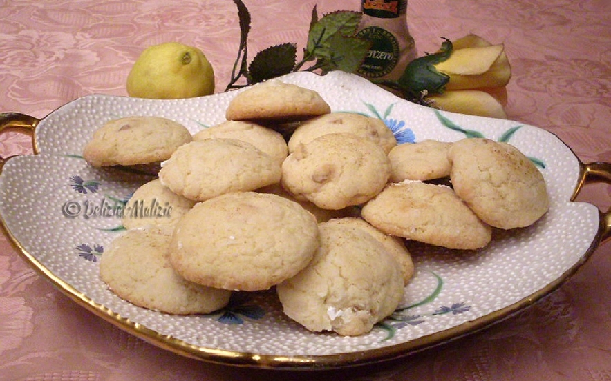 Biscotti teneri al limone e zenzero