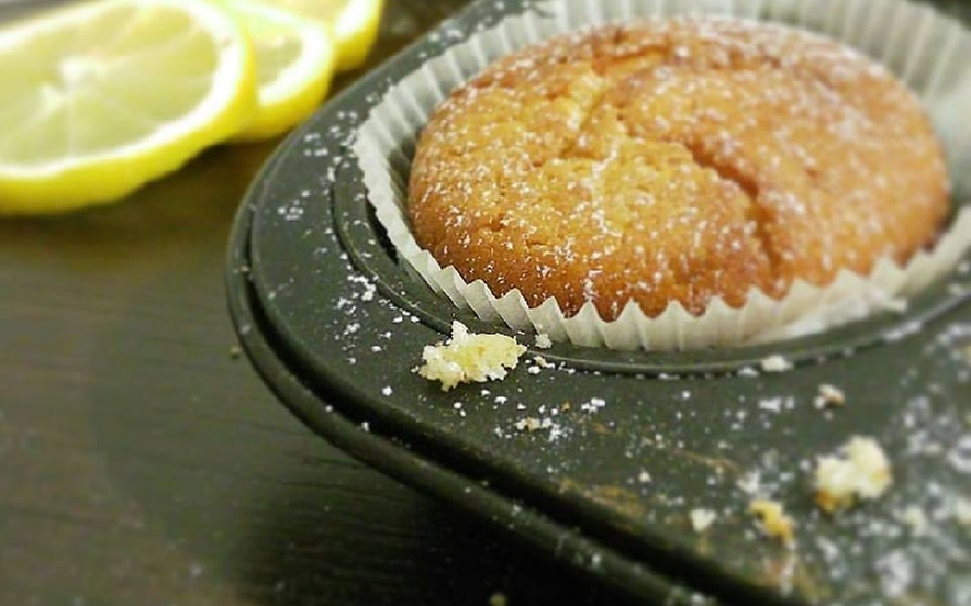 Muffin pistacchio e limone