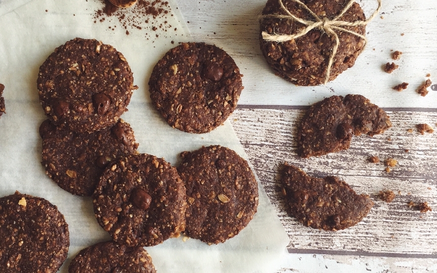 Biscotti ai cereali senza uova e senza burro