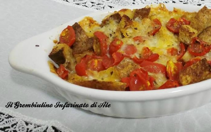 Panzanella calda al forno