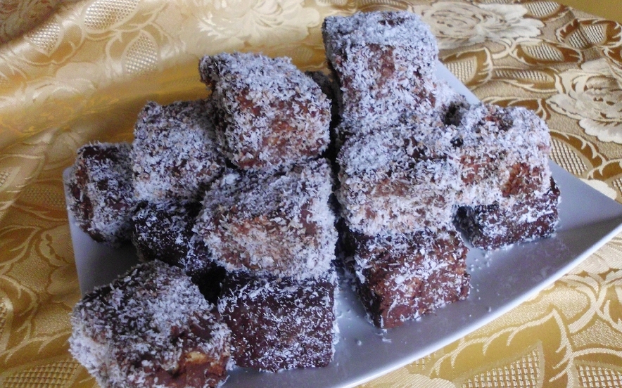 Dolcetti al cocco e cioccolato