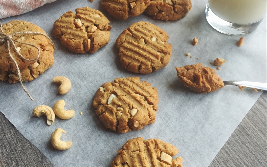 Cookies al burro di arachidi senza lattosio