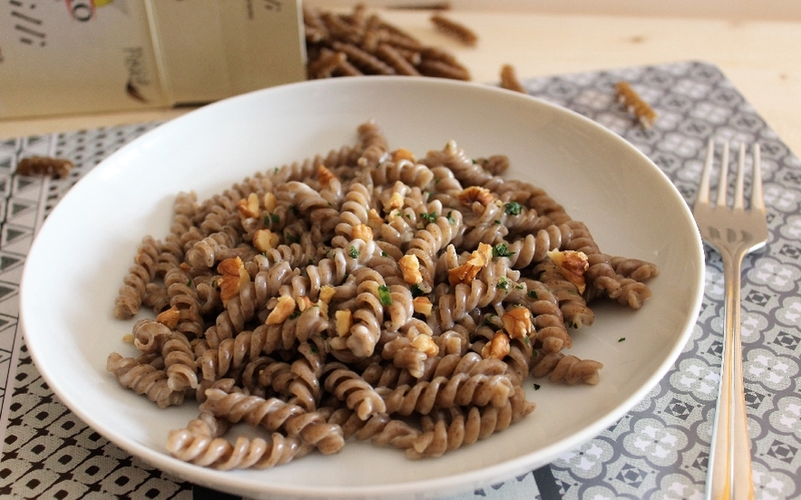 Fusilli di grano saraceno con taleggio