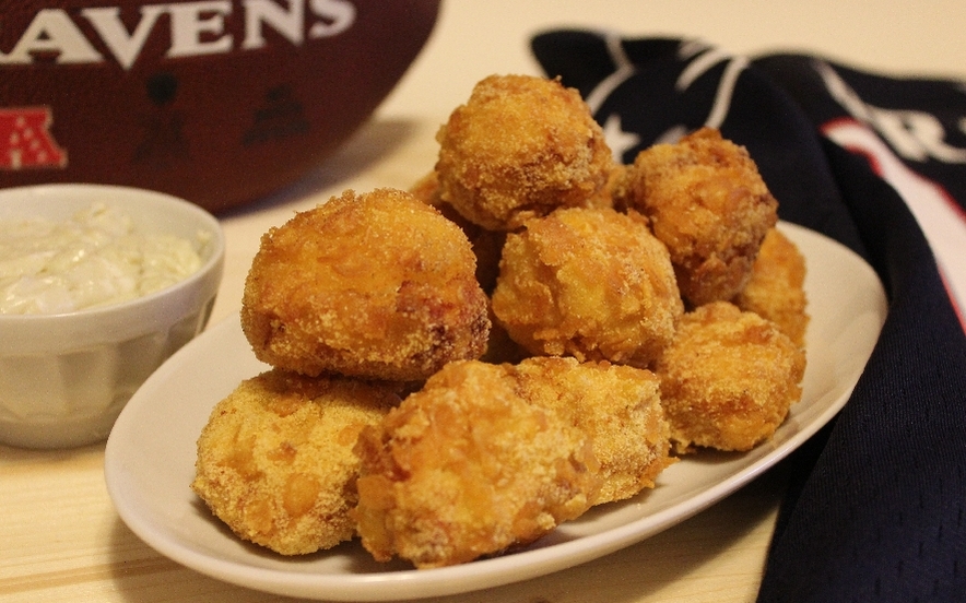 Nuggets con salsa al gorgonzola