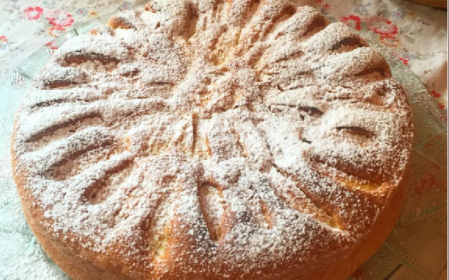 Torta di mele con farina di riso