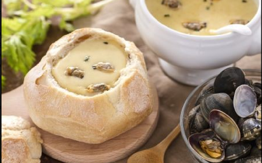 Zuppa alle vongole, claim chowder