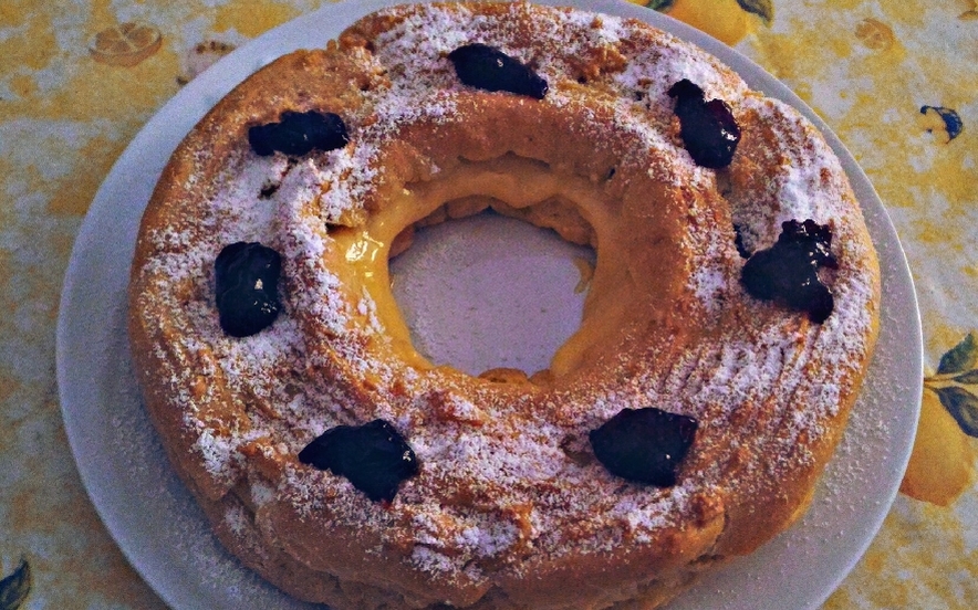 Zeppola homemade alle fragole