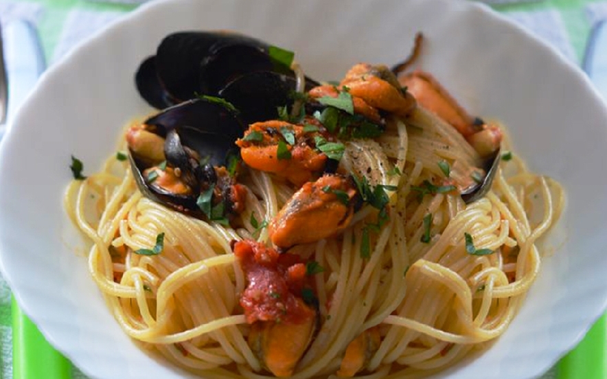 Spaghetti con le cozze