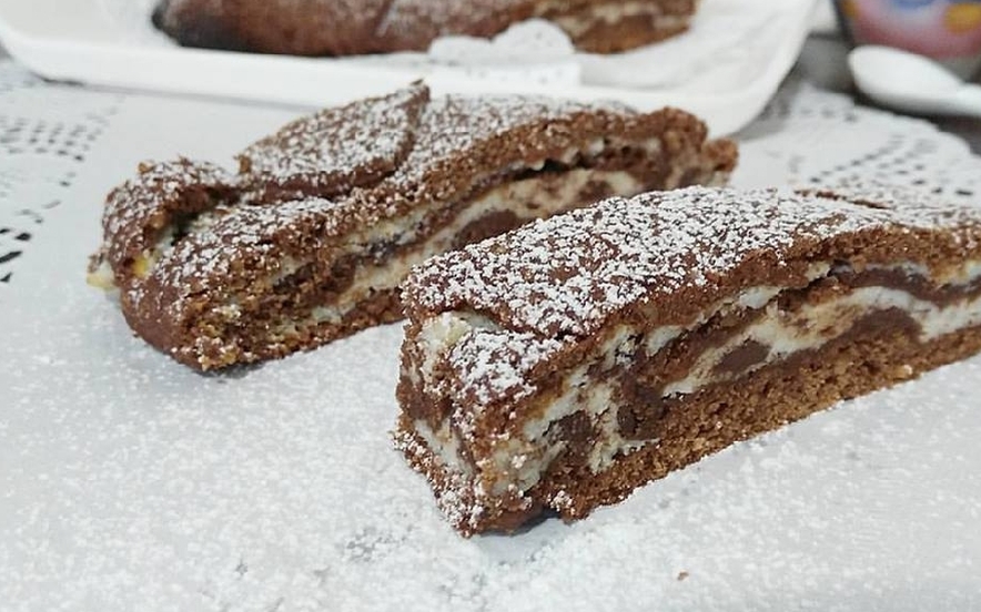 Cantucci di frolla con ricotta e cioccolato