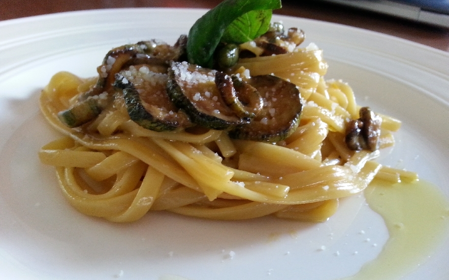 Linguine con le zucchine