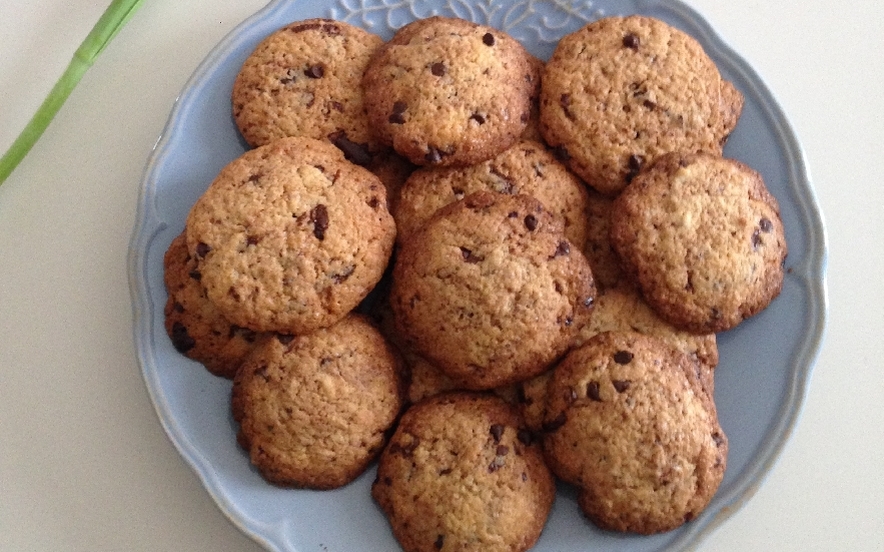 Cookies con gocce di cioccolato