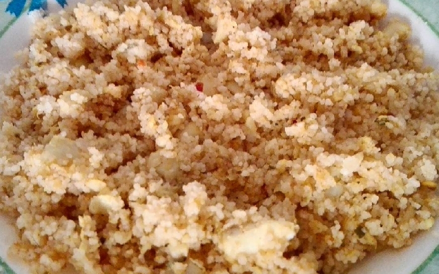 Cous cous di platessa al curry