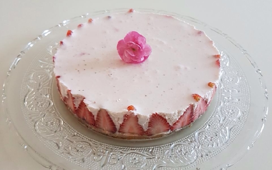 Cheesecake cremosa alle fragole