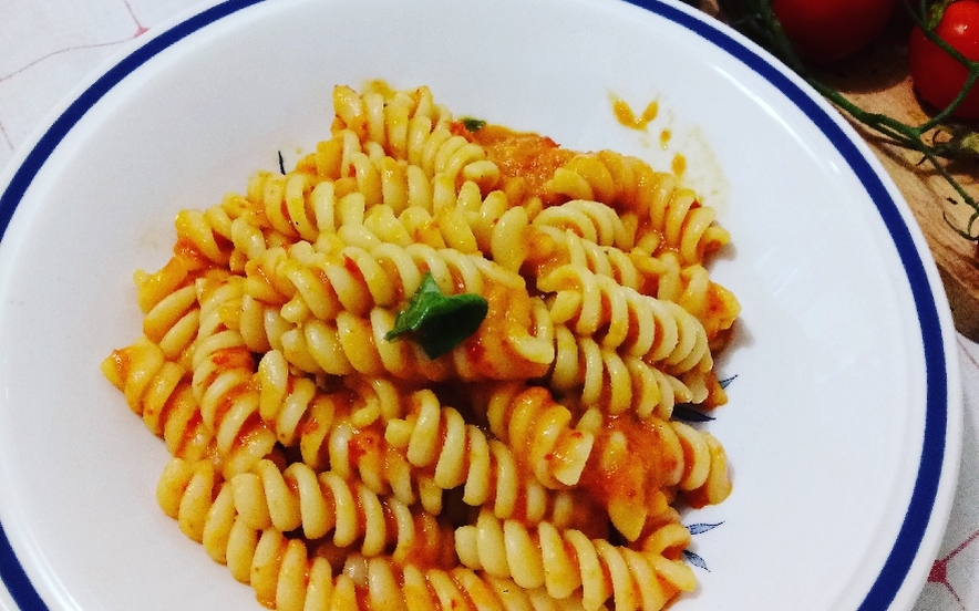 Fusilli alla crema di peperoni