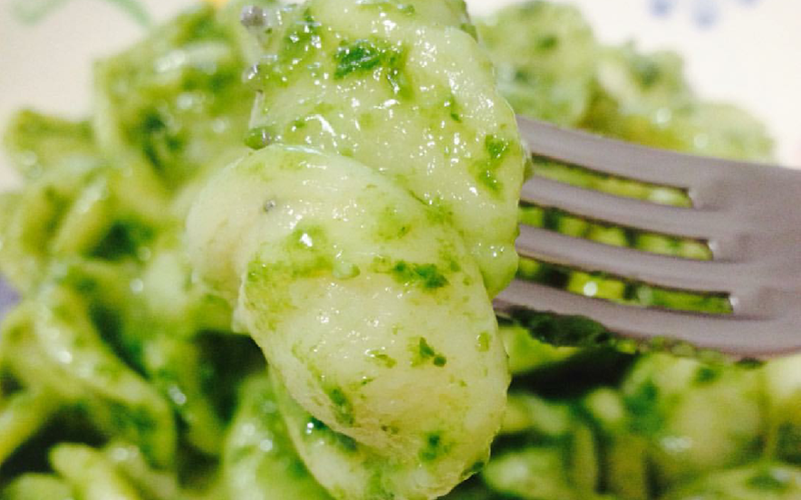 Orecchiette al pesto alla genovese