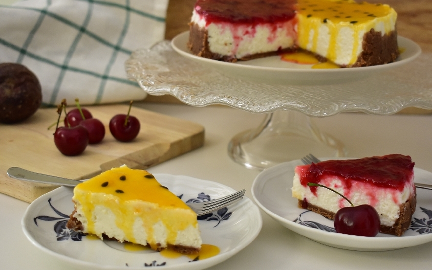 Cheesecake duo senza cottura