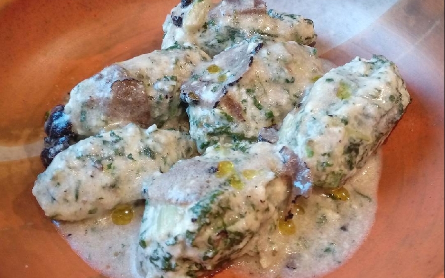 Gnudi al tartufo scorzone di Castell'Azzara