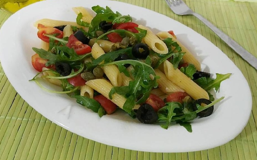 Pasta rucola e pachino