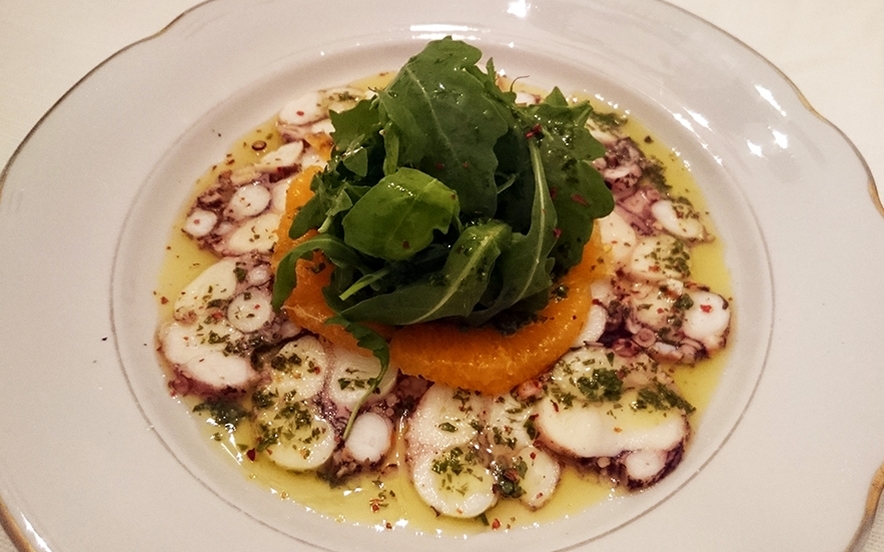 Carpaccio di polpo