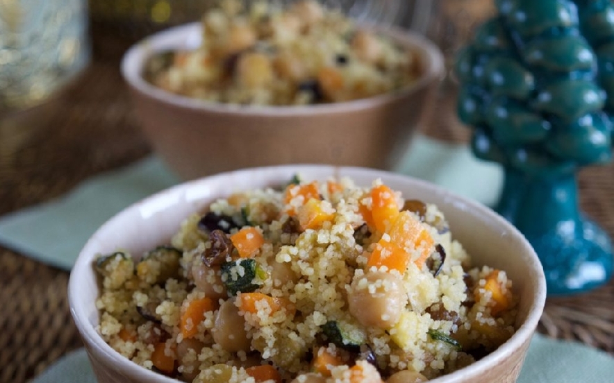 Cous cous di mais con verdurine