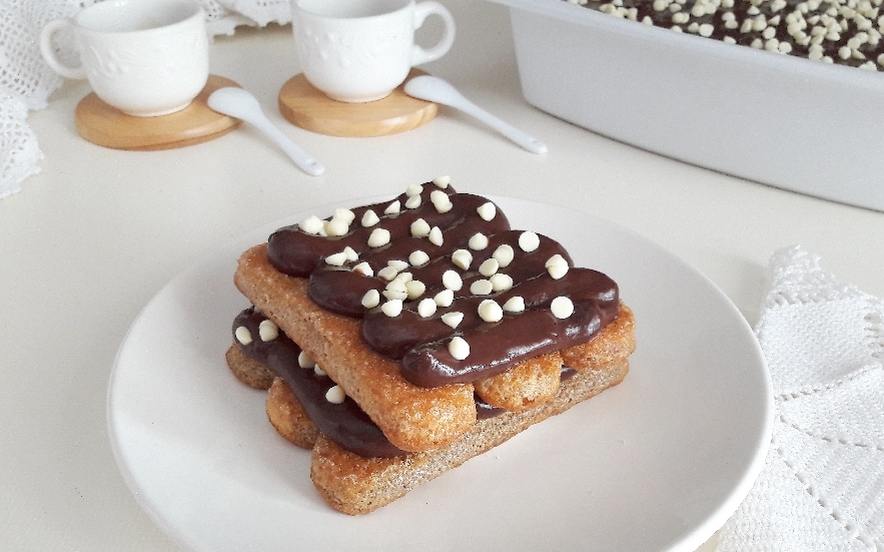 Tiramisù di crema al cacao