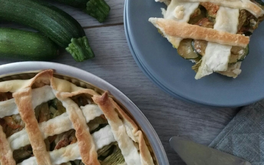 Crostata di zucchine e ricotta