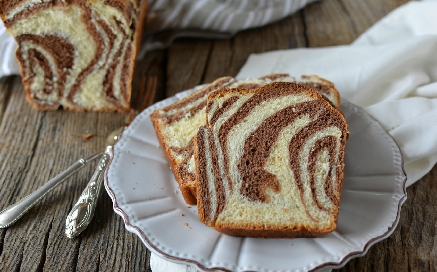 Pan brioche variegato