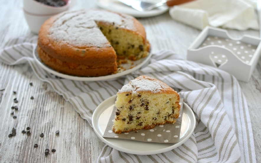 Torta soffice ricotta e cioccolato