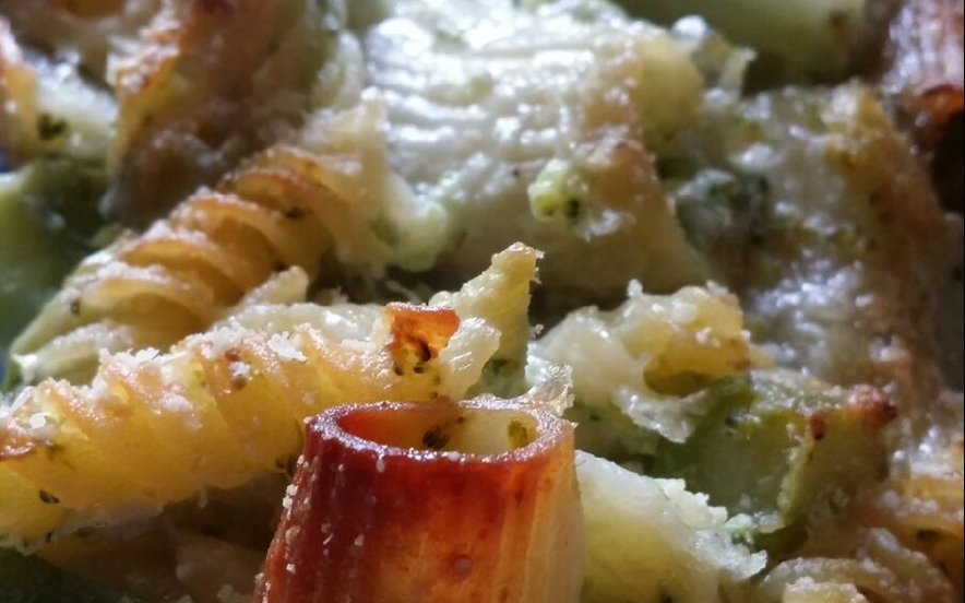 Pasta al forno con broccoli e gorgonzola