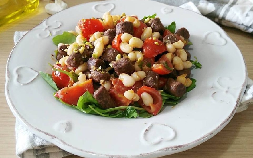 Gnocchetti al cacao con diamantini e pachino