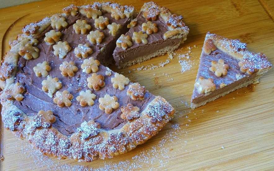 Crostata alla castagna senza glutine