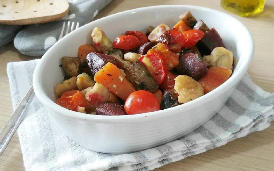 Teglia al forno di verdure invernali