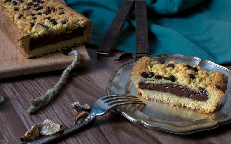 Sbriciolata cookies alla nutella