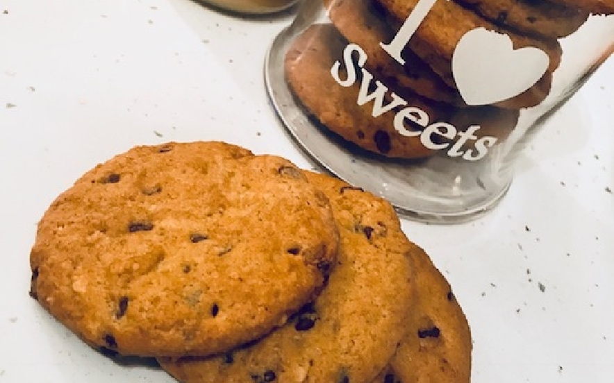 Cookies al burro di arachidi e cioccolato fondente