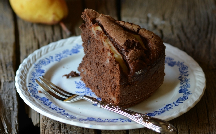 Torta pere e cioccolato