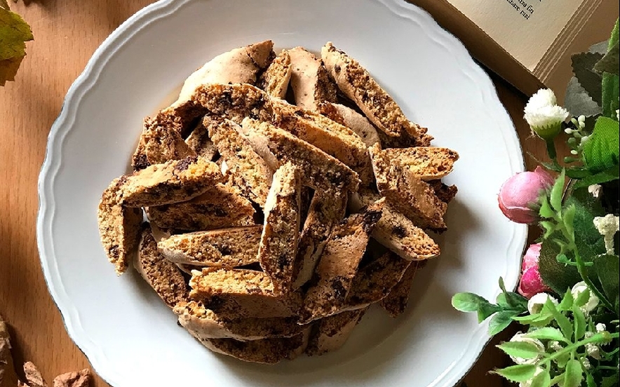 Cantucci di prato al cioccolato