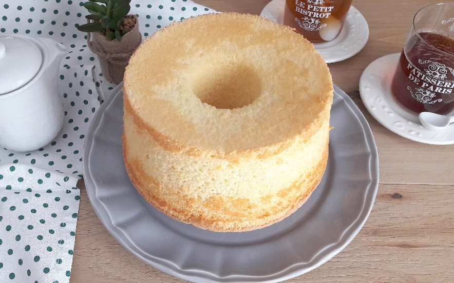 Chiffon cake al limone