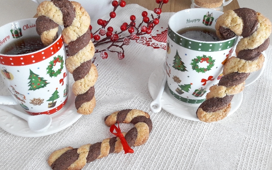 Biscotti bastoncini di Natale